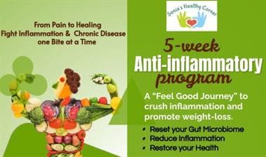 Crush Inflammation and Ignite your Health Anti-inflammatory workshops!