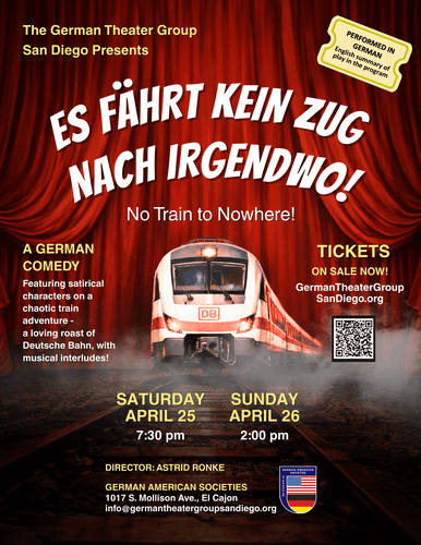 The German Theater Group San Diego presents an evening of laughter and music!