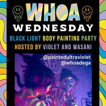 WHOA-GLOW: UV Body Paint Party